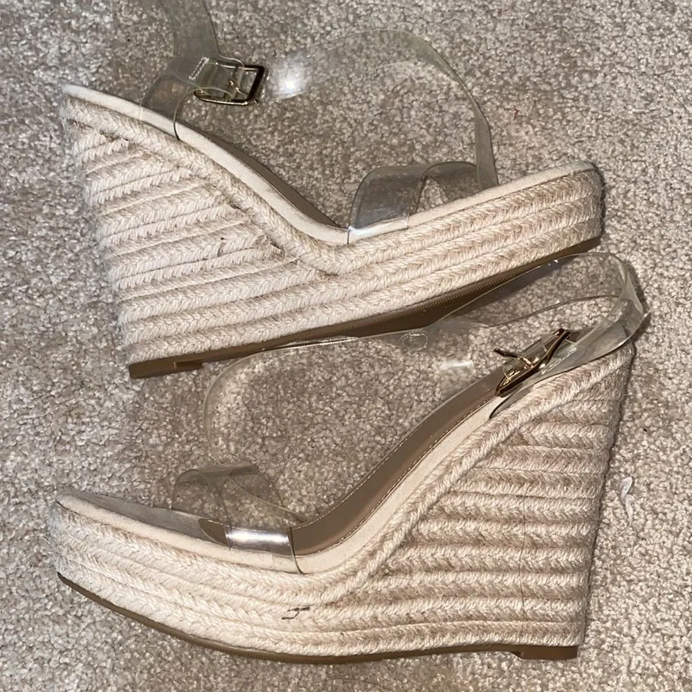 PVC Wedges size 8.5 US NWT